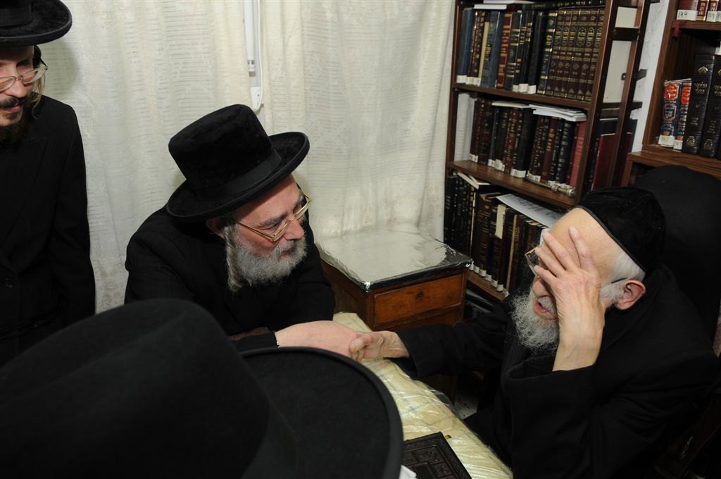 גלריה: אייכלר הגיע להתברך אצל מרן הגרי"ש אלישיב