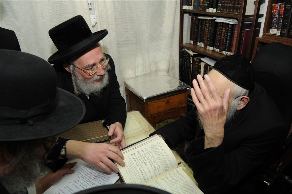 גלריה: אייכלר הגיע להתברך אצל מרן הגרי"ש אלישיב