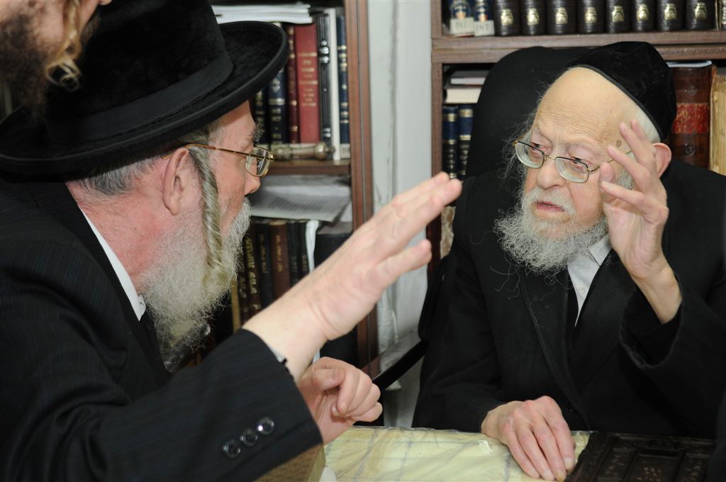 גלריה: אייכלר הגיע להתברך אצל מרן הגרי"ש אלישיב