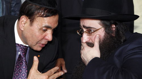 ז´ק אביטל עם הרב פינטו