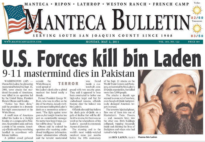 העולם חוגג: צפו ב-100 שערי עיתונים