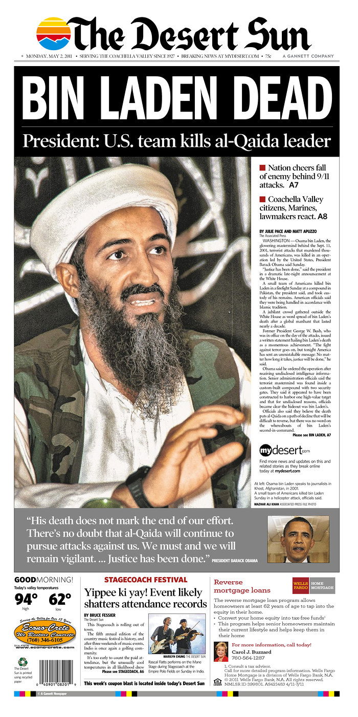 העולם חוגג: צפו ב-100 שערי עיתונים