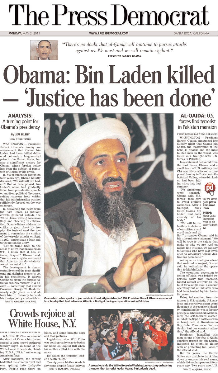 העולם חוגג: צפו ב-100 שערי עיתונים