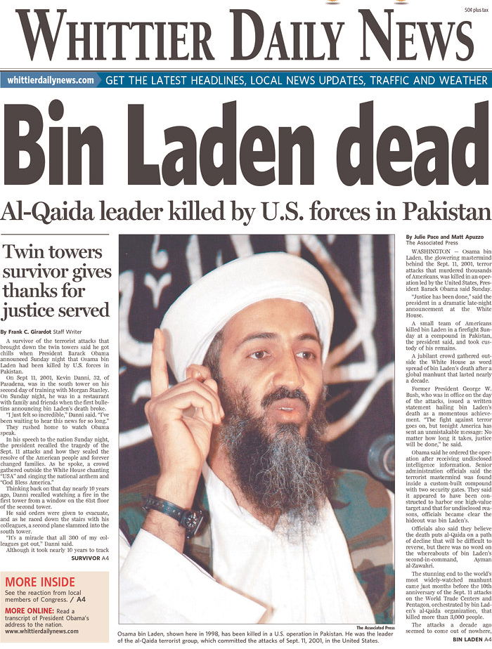 העולם חוגג: צפו ב-100 שערי עיתונים