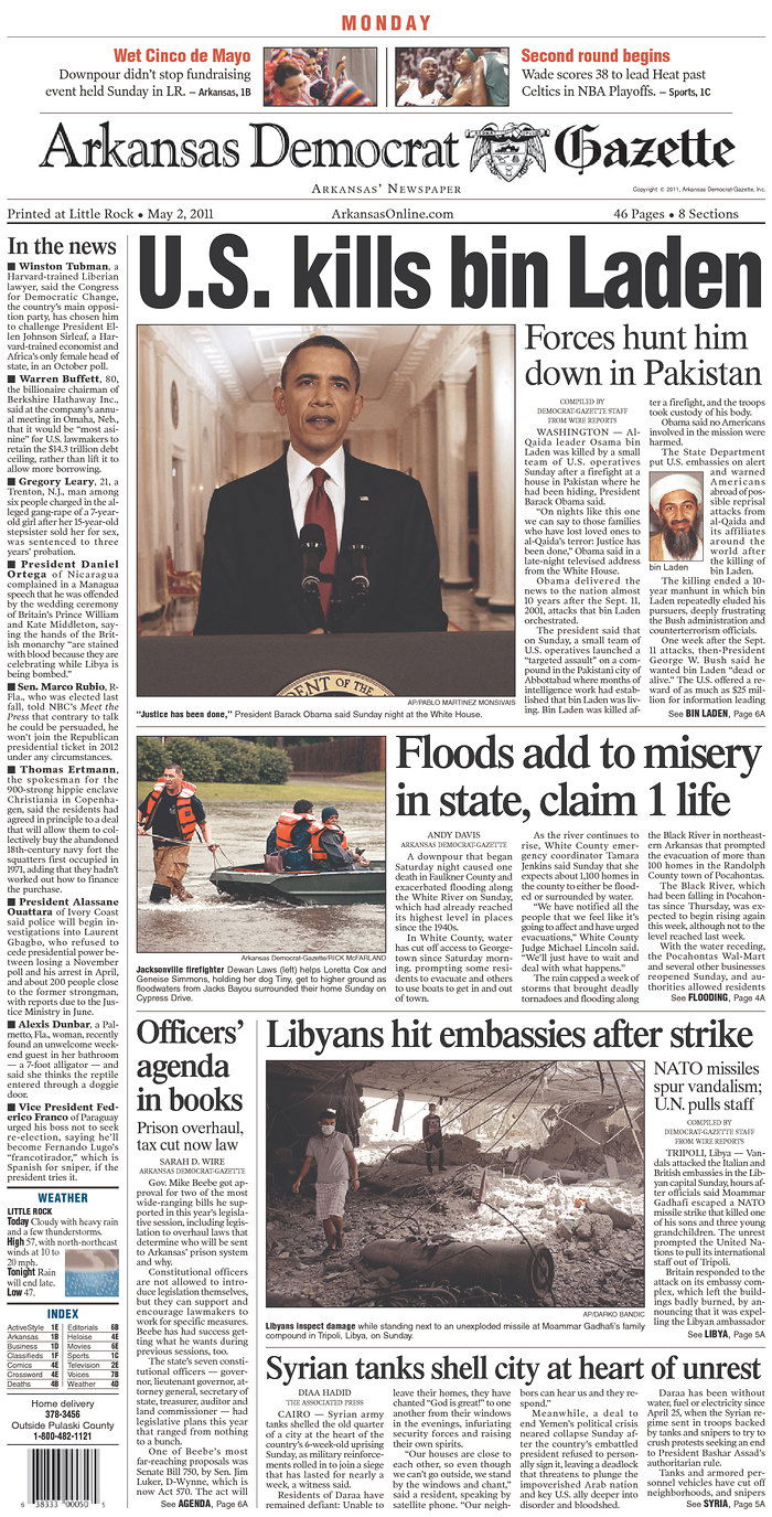 העולם חוגג: צפו ב-100 שערי עיתונים