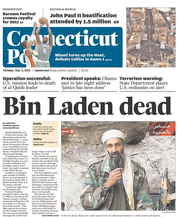 העולם חוגג: צפו ב-100 שערי עיתונים