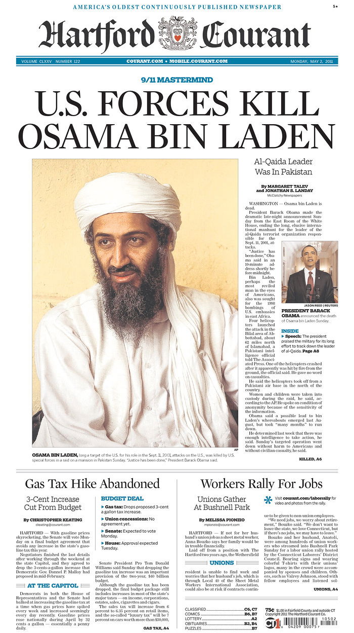 העולם חוגג: צפו ב-100 שערי עיתונים