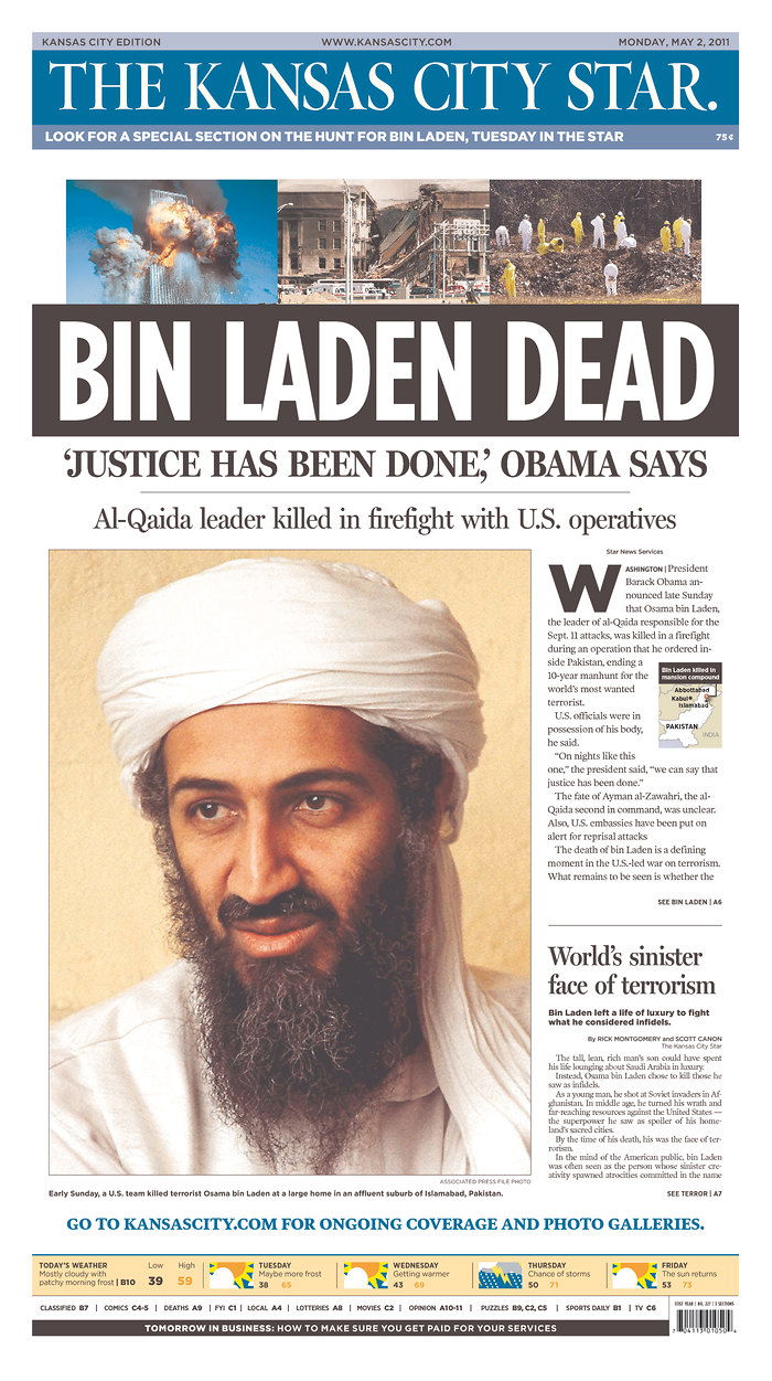 העולם חוגג: צפו ב-100 שערי עיתונים