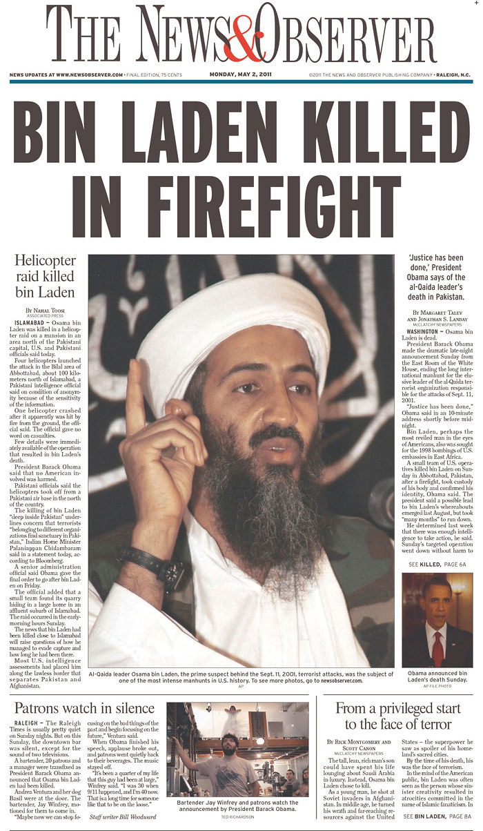 העולם חוגג: צפו ב-100 שערי עיתונים