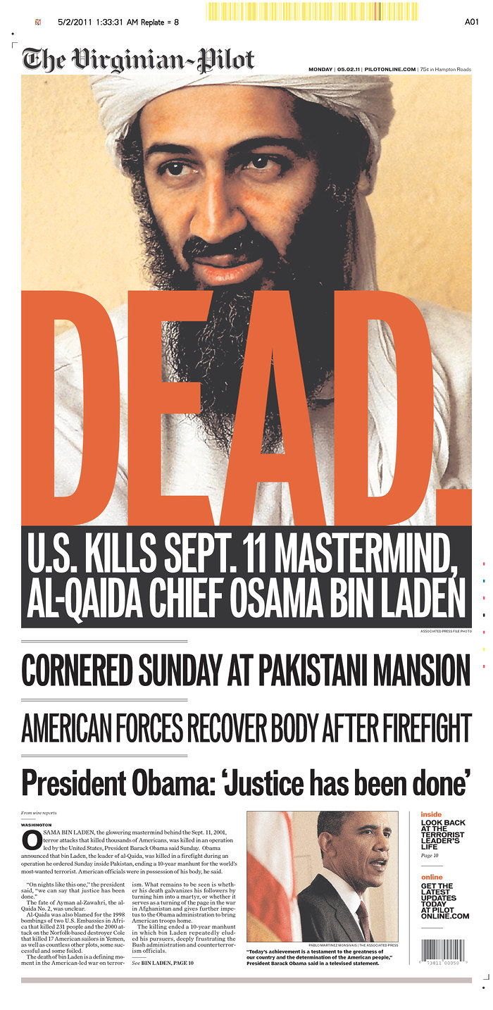 העולם חוגג: צפו ב-100 שערי עיתונים