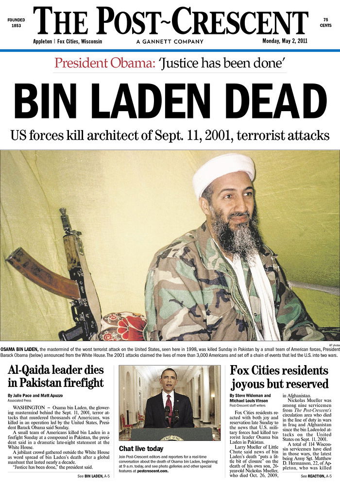 העולם חוגג: צפו ב-100 שערי עיתונים