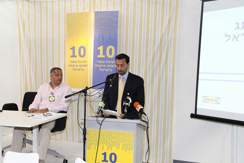 איקאה חוגגת עשור: "מבטיחים להתרחב"