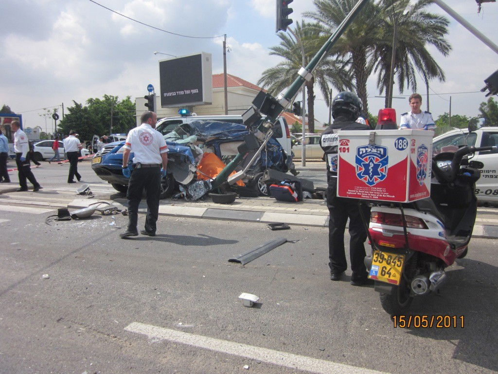 תיעוד מהזירה המדממת: 'לנהג היה רצח בעיניים, הוא לא עצר'