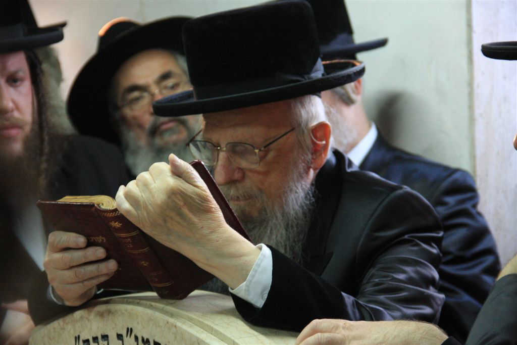 תיעוד: האדמו"ר מסערט ויז'ניץ בציון זקנו