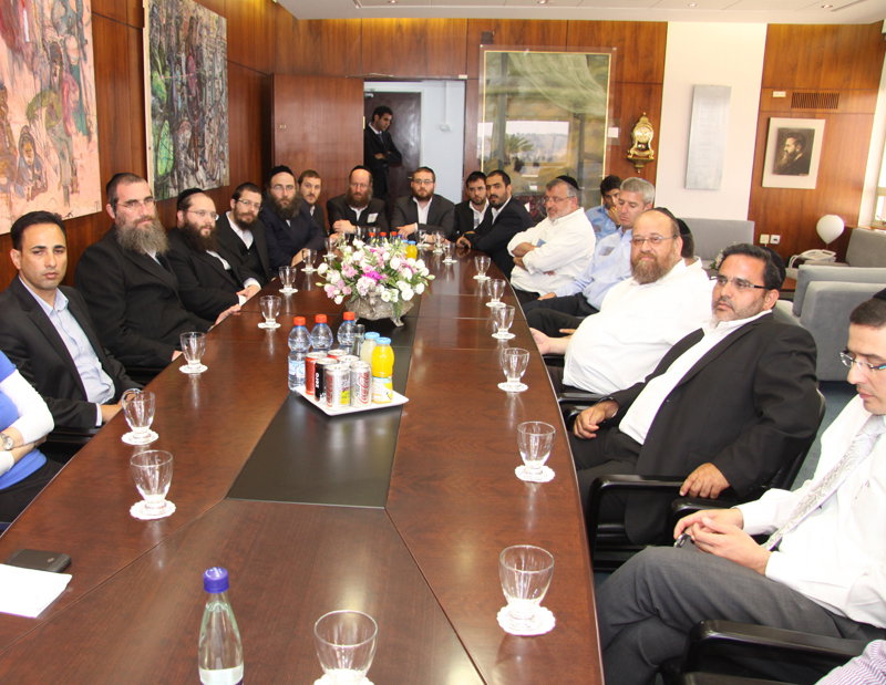 עיתונאים חרדים נפגשו עם יו"ר הכנסת