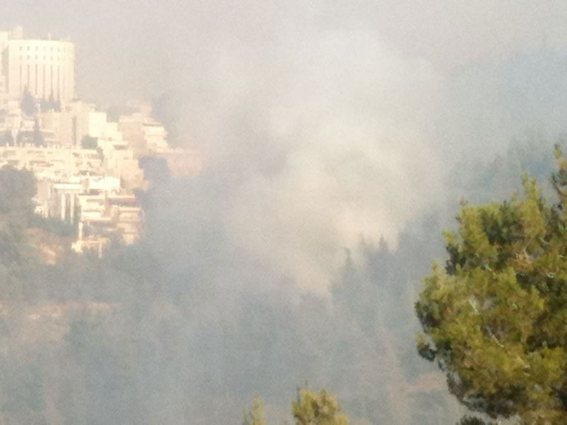 המשטרה: "התושבים באיזור השריפה יכולים לחזור לשגרה"