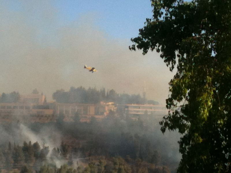 המשטרה: "התושבים באיזור השריפה יכולים לחזור לשגרה"