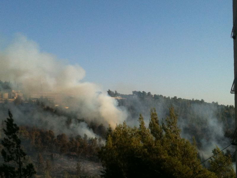המשטרה: "התושבים באיזור השריפה יכולים לחזור לשגרה"