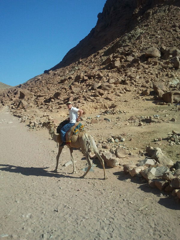 "כאן בדיוק", הצביע ה'מדריך', "עמד 'מוסא' וקיבל את התורה"