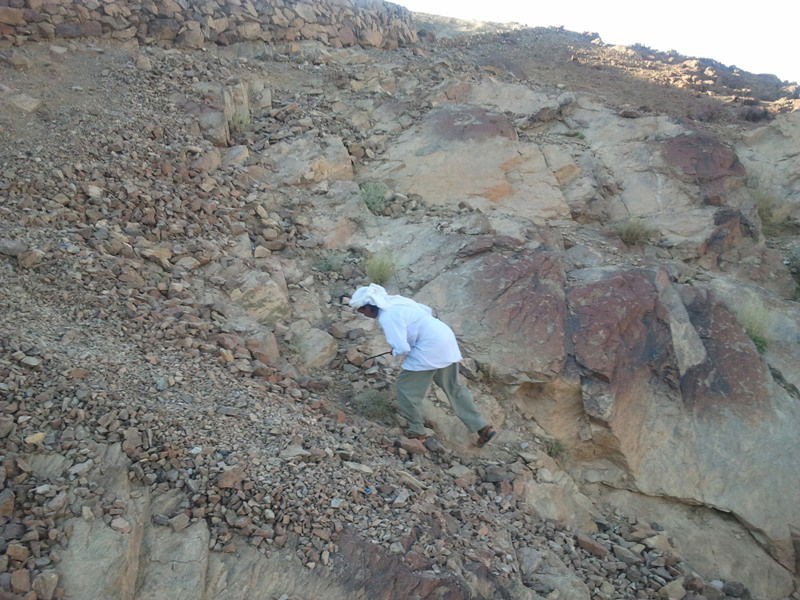 "כאן בדיוק", הצביע ה'מדריך', "עמד 'מוסא' וקיבל את התורה"