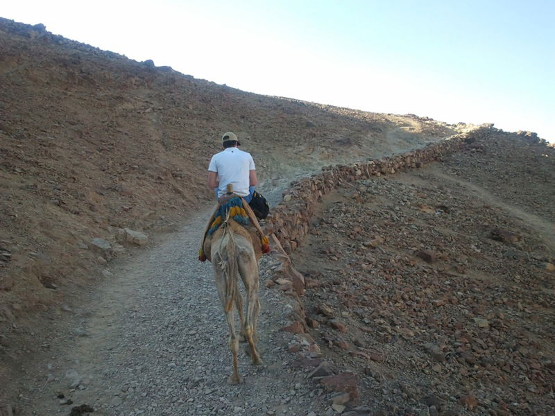 "כאן בדיוק", הצביע ה'מדריך', "עמד 'מוסא' וקיבל את התורה"
