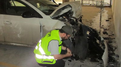 טרגדיה: נהגת התנגשה בקיר ונהרגה