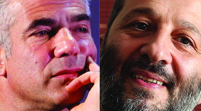 כמה יקבלו? דרעי ולפיד (צילומים: פלאש 90)