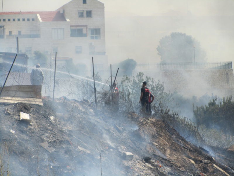 'עונה בוערת': דליקת ענק ברמת בית שמש