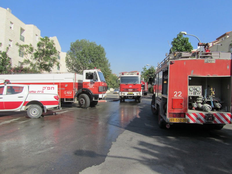 'עונה בוערת': דליקת ענק ברמת בית שמש