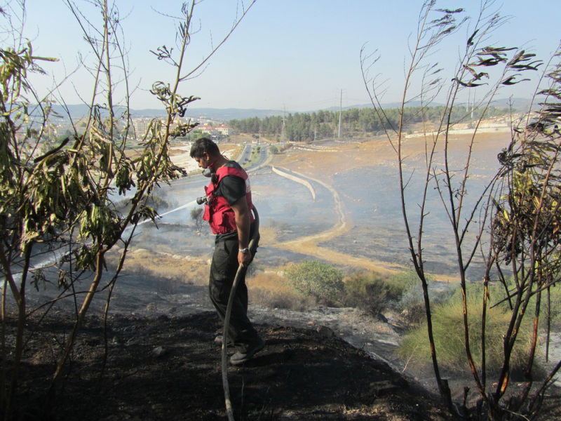 'עונה בוערת': דליקת ענק ברמת בית שמש