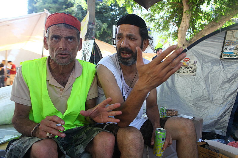 אומן בלב תל-אביב: מחאת האוהלים, הזוית החרדית