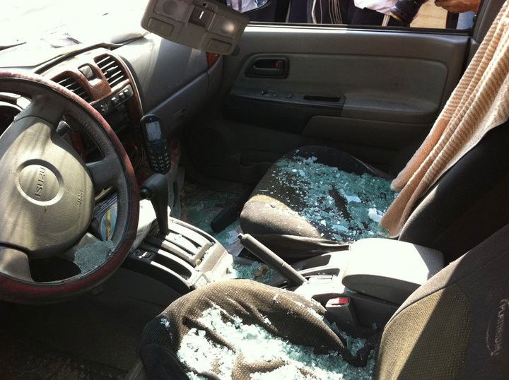 'שמענו בום אדיר. אנשים נפלו על הריצפה, הכל היה מלא עשן'