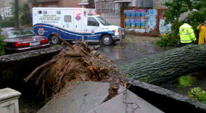 גולש תיעד: נזקי הסופה בארה"ב