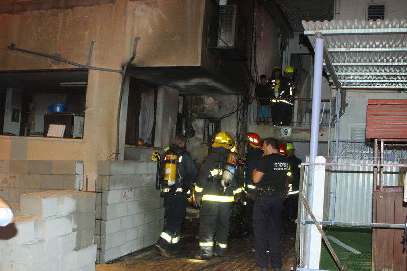 אופנוע הוצת בבני-ברק, חמישה נפגעו