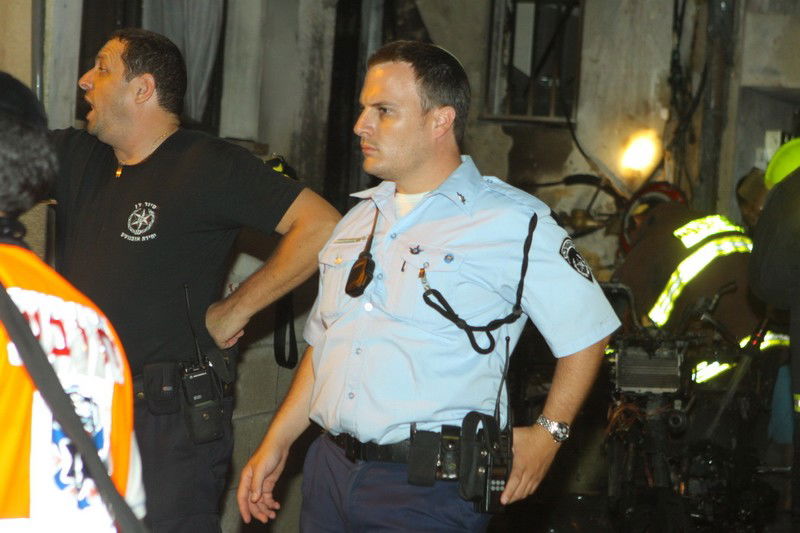 אופנוע הוצת בבני-ברק, חמישה נפגעו