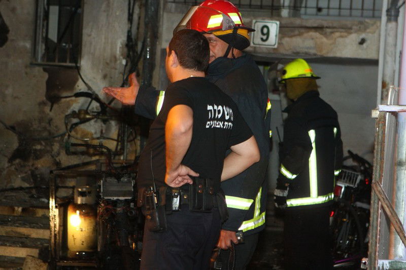 אופנוע הוצת בבני-ברק, חמישה נפגעו