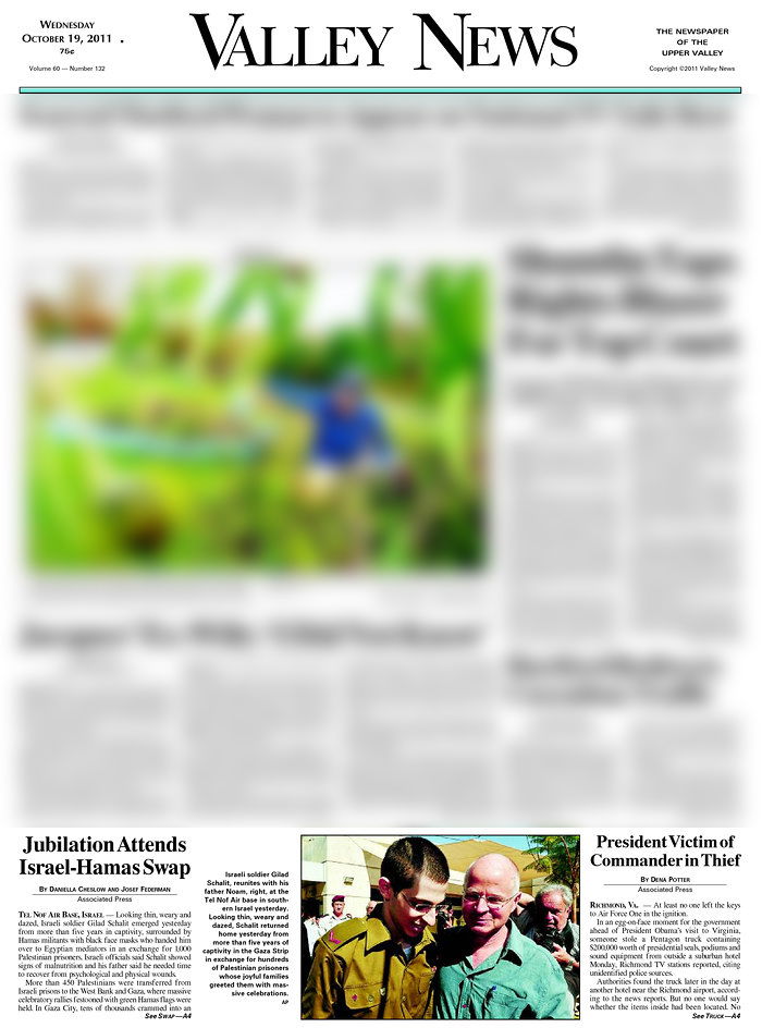 גלעד שליט כבש את כותרות העיתונים הגדולים בעולם ● מיוחד