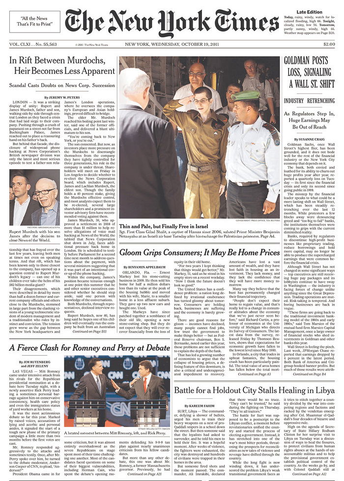 גלעד שליט כבש את כותרות העיתונים הגדולים בעולם ● מיוחד