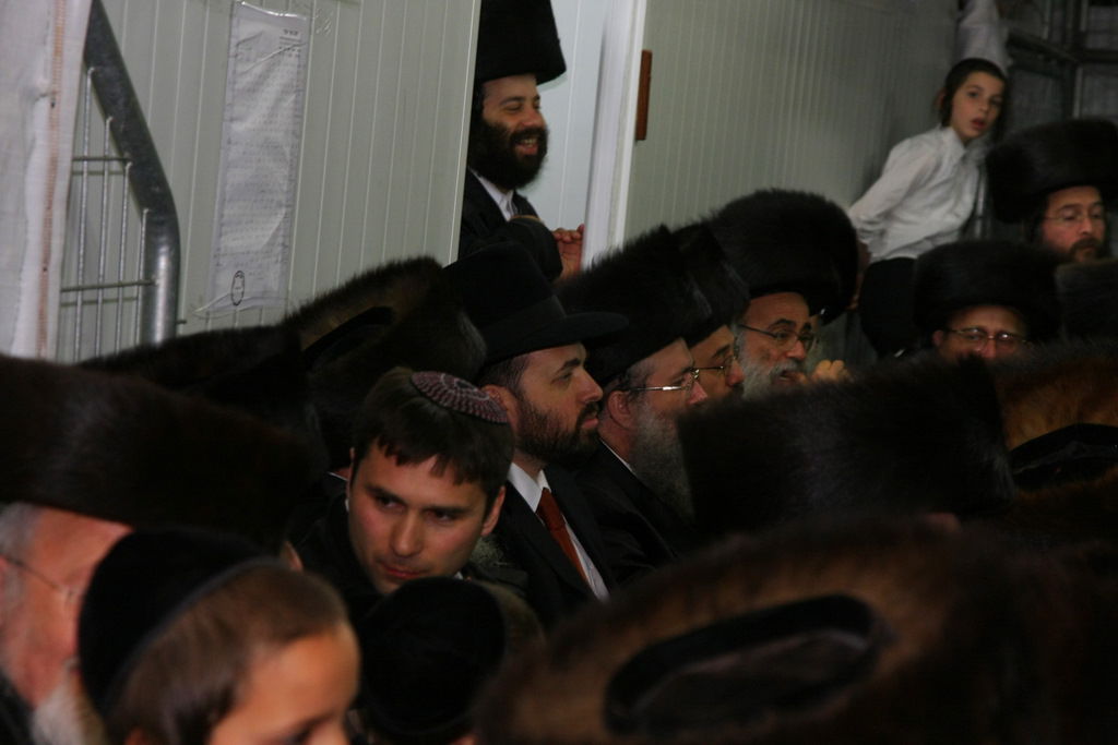 שמחה מיוחדת בחצר ויז'ניץ: האדמו"ר יצא ל'הקפות שניות'