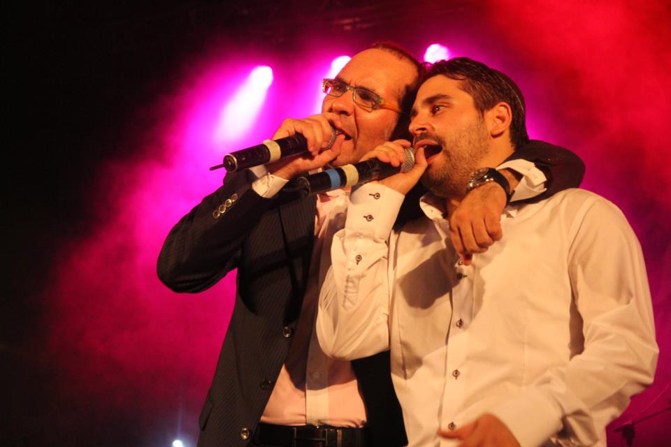 צפו: ישי לפידות וגד אלבז השיקו מופע משותף