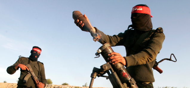 מחבלים נערכים לירי לעבר הדרום