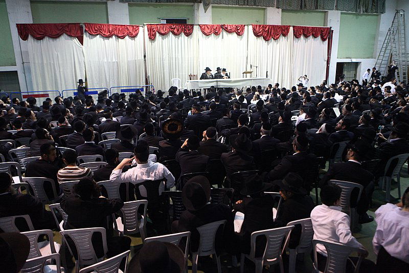 תמו ימי השבעה: הגר"ח קנייבסקי בעצרת הזיכרון