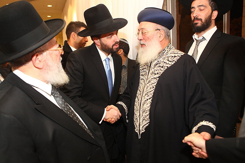 בחתונת בתו של הרב משה יוסף: דרעי וישי, אולמרט ובן-דוד