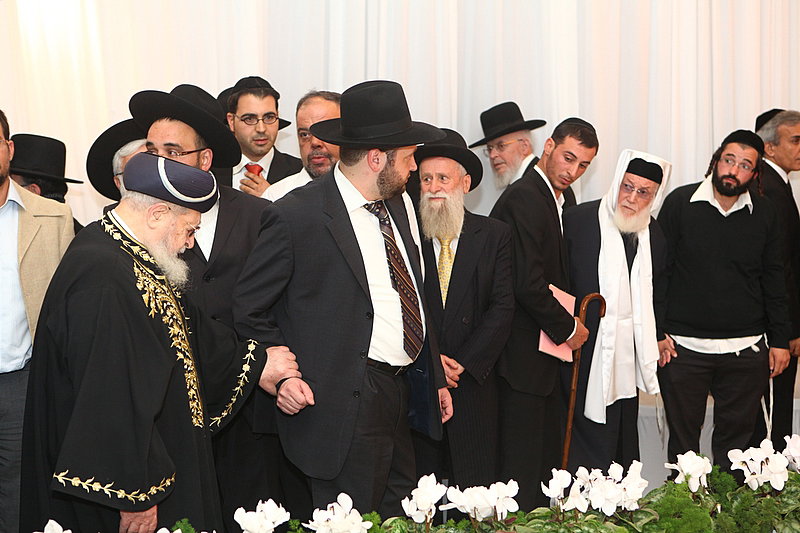 בחתונת בתו של הרב משה יוסף: דרעי וישי, אולמרט ובן-דוד