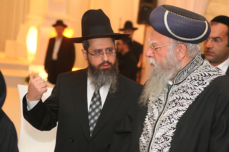 בחתונת בתו של הרב משה יוסף: דרעי וישי, אולמרט ובן-דוד