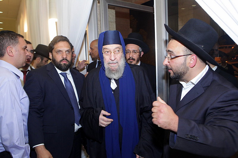 בחתונת בתו של הרב משה יוסף: דרעי וישי, אולמרט ובן-דוד