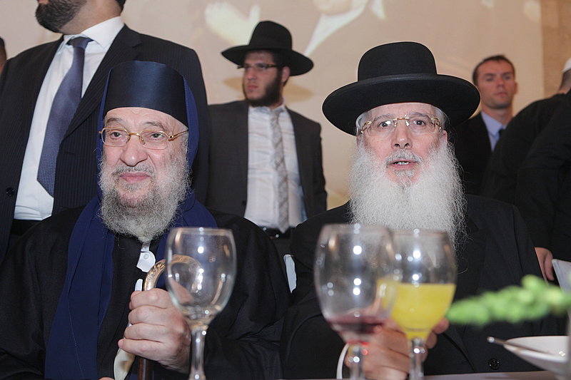 בחתונת בתו של הרב משה יוסף: דרעי וישי, אולמרט ובן-דוד