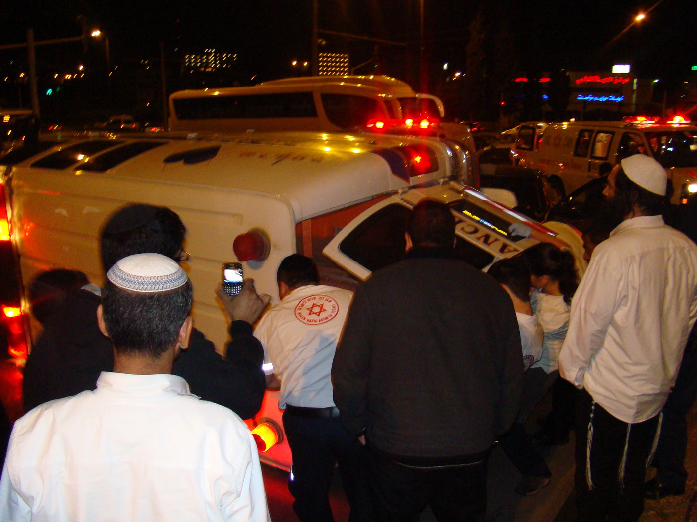נס בירושלים: אמבולנס התהפך, אין נפגעים