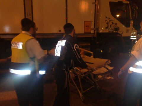 אשדוד: רוכב קטנוע בן 81 נהרג מפגיעת משאית