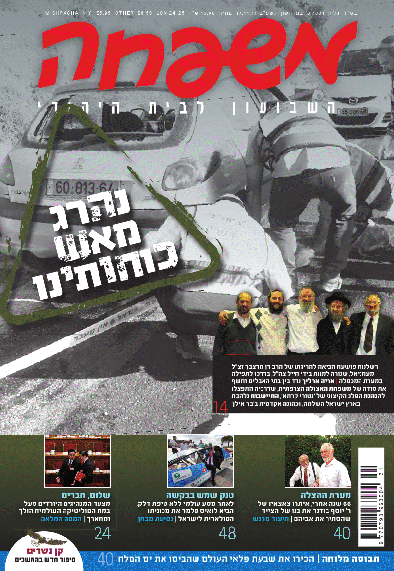 צפו: שערי השבועונים החרדיים